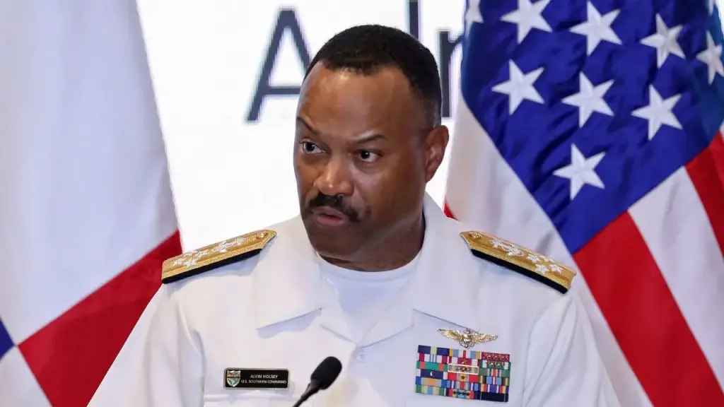 Navy Admiral Holsey steps down from SOUTHCOM as a new commander assumes leadership.