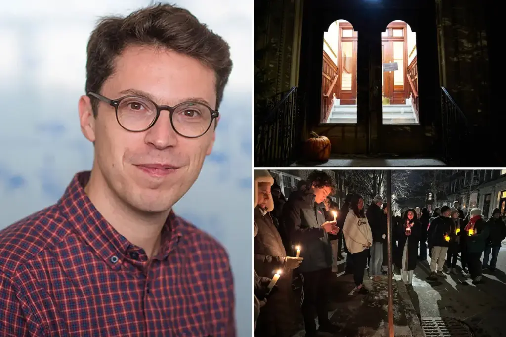 Neighbor who heard gunshots discovered the body of the murdered MIT professor in the building's foyer.