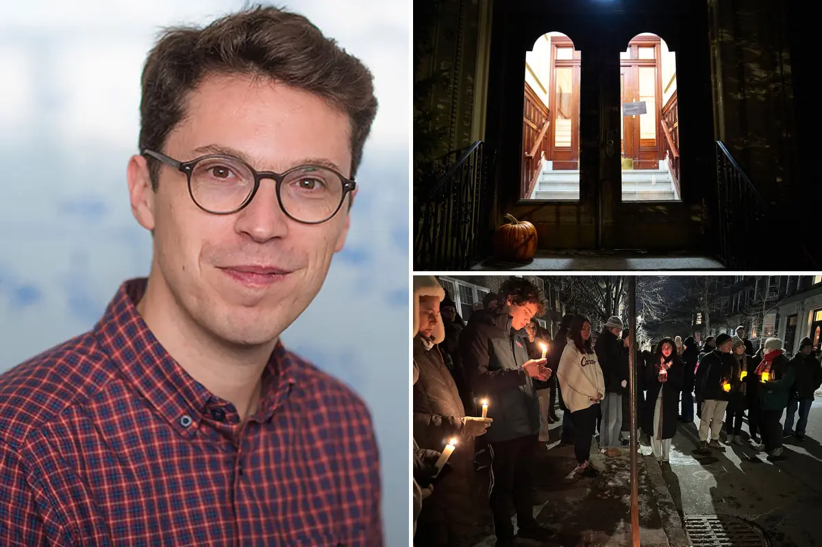 Neighbor who heard gunshots discovered the body of the murdered MIT professor in the building's foyer.