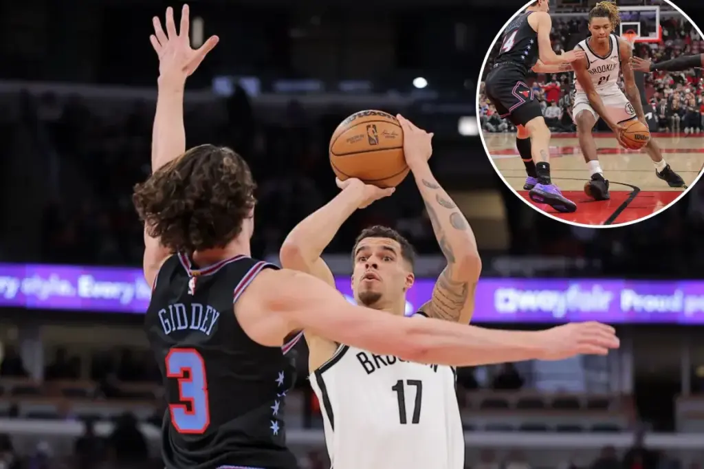 Nets defeat struggling Bulls for their first winning streak of the season