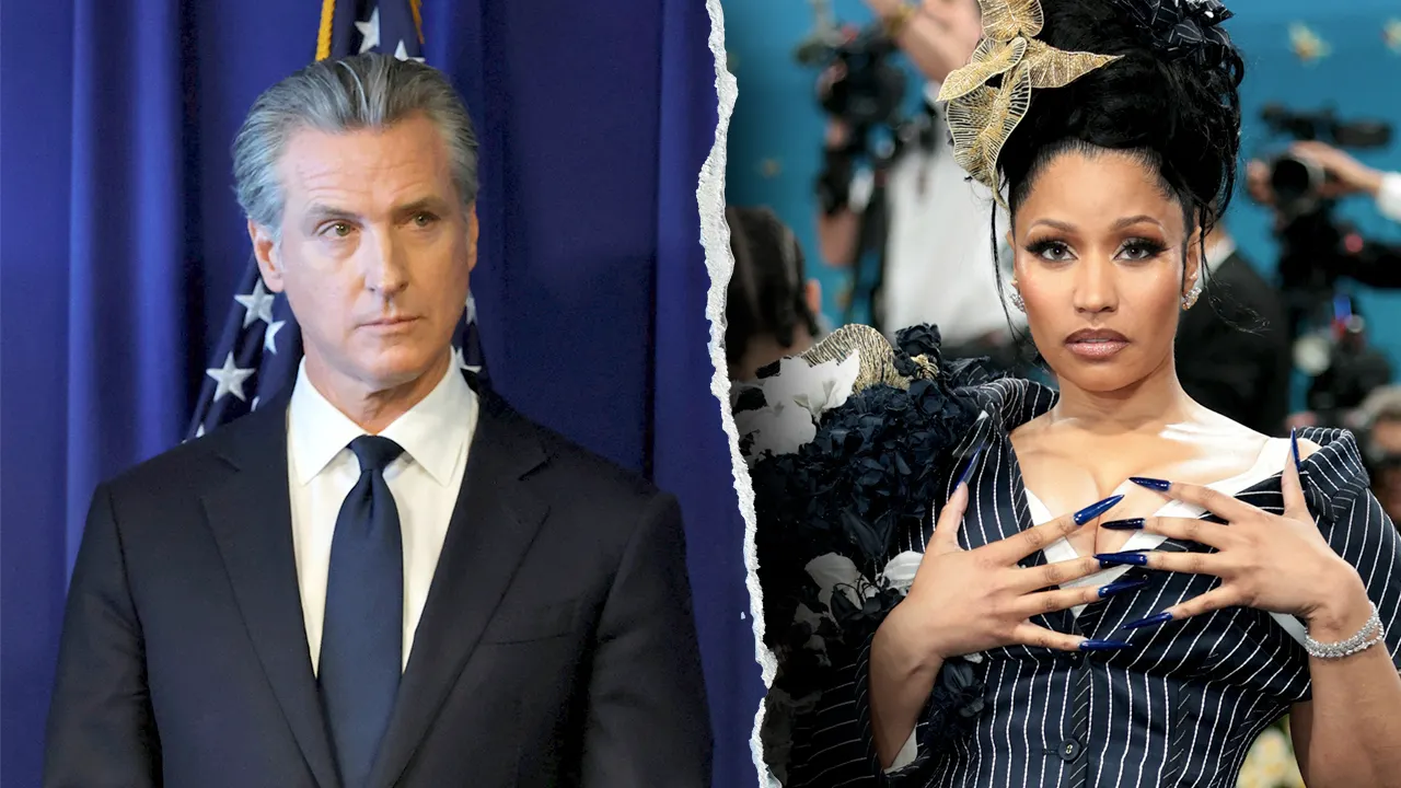 Newsom's communications director criticizes Nicki Minaj following the rapper's remarks about the governor.