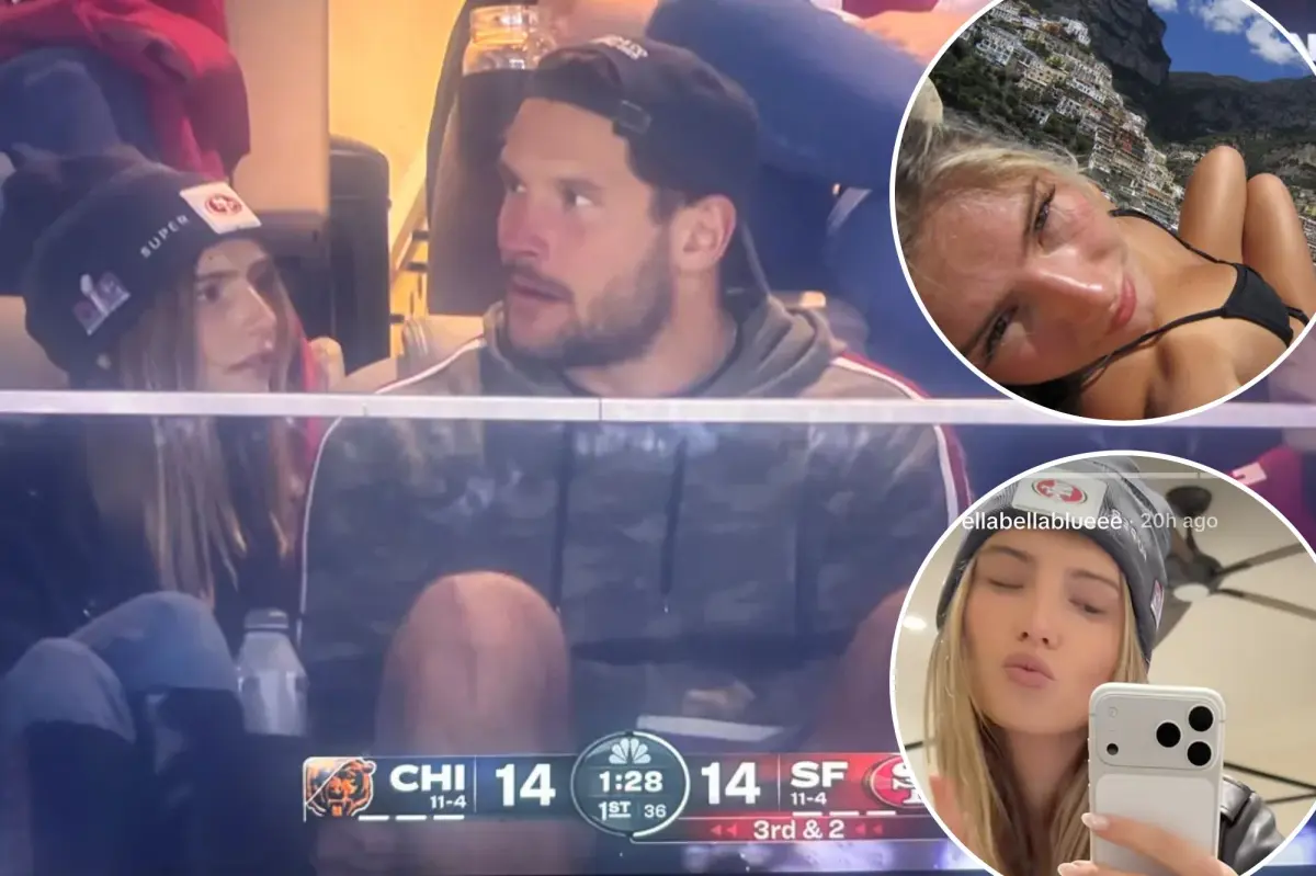 Nick Bosa spotted with girlfriend Ella Ailiff during the thrilling 49ers victory