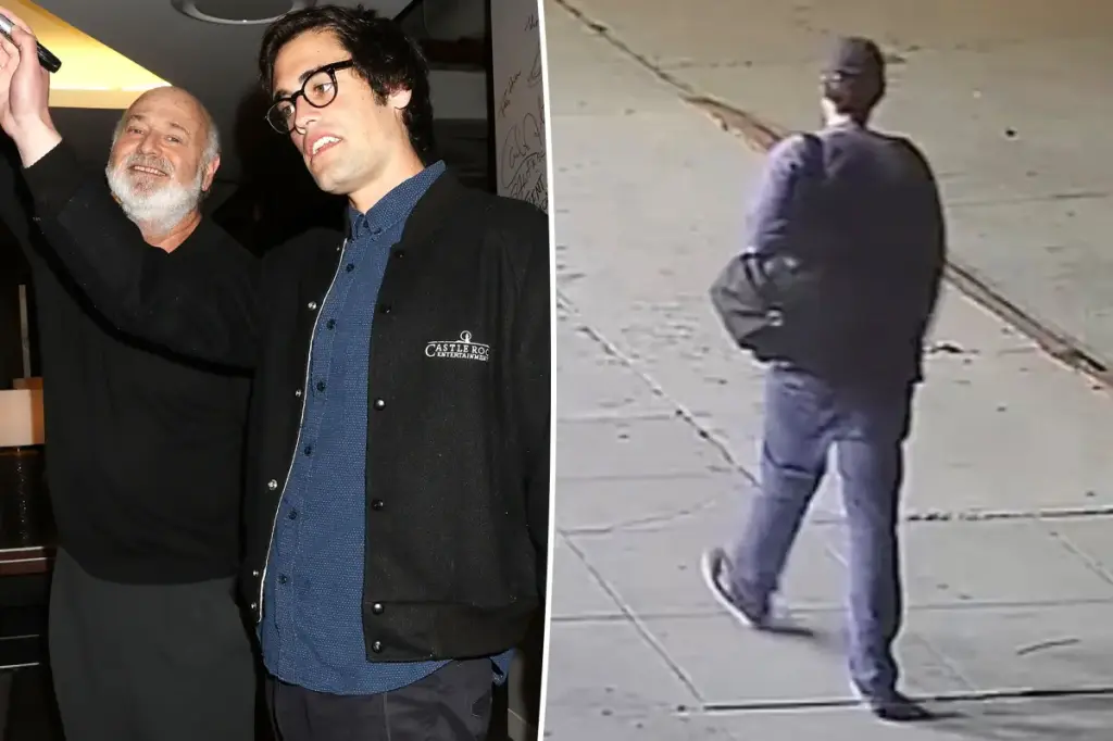 Nick Reiner spotted on video just hours before his parents were killed