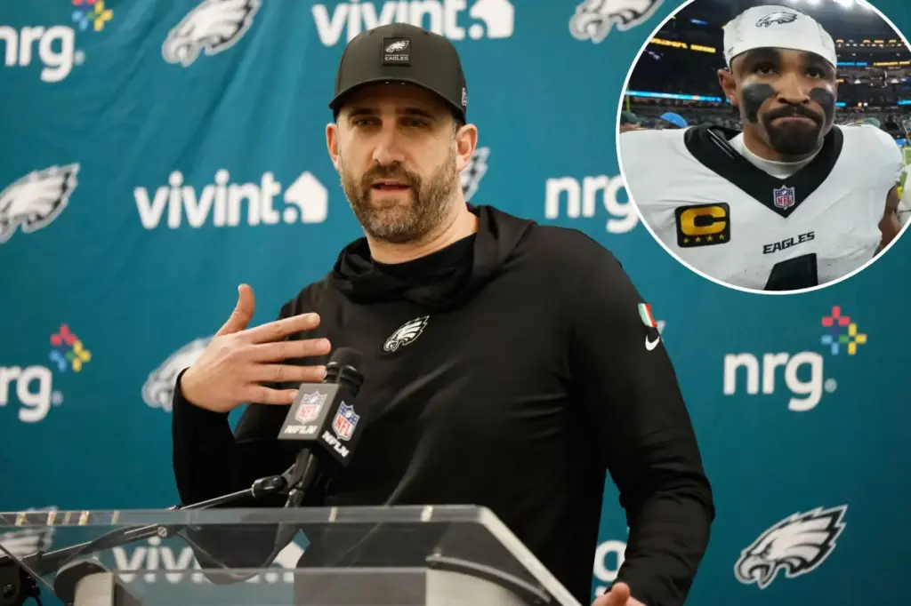 Nick Sirianni's views on sitting Jalen Hurts