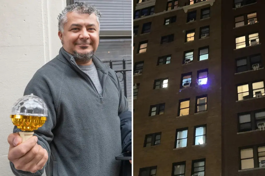 Not so fun: 'Disco ball' sparking fire on UWS block