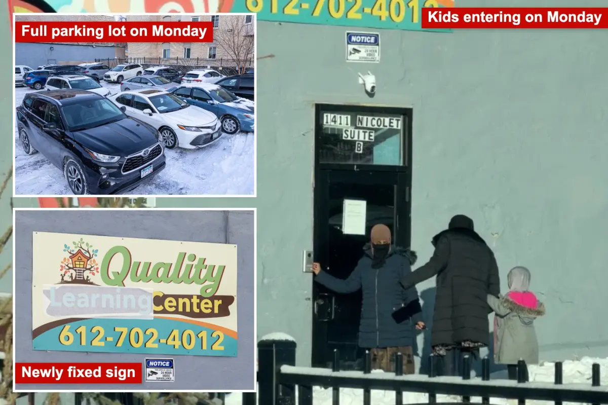 Officials say incorrectly spelled Minnesota day care was shut down last week, despite owners stating it's still in operation.