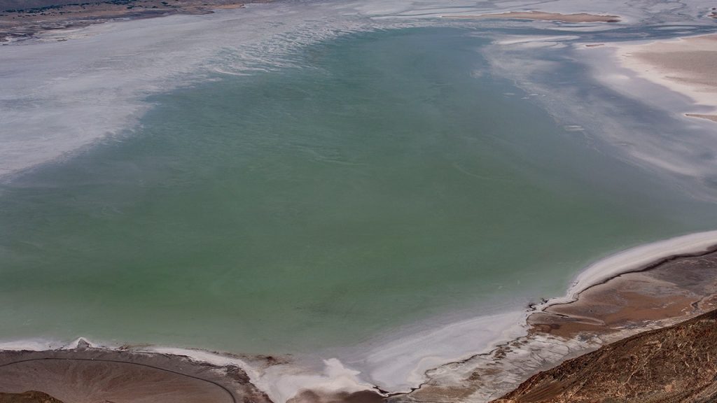 Old lake reappears in Death Valley following unusual heavy rainfall