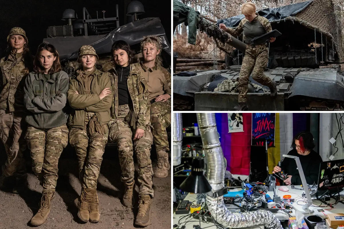 Over 70,000 Ukrainian women are currently in the military as the ongoing conflict with Russia continues.