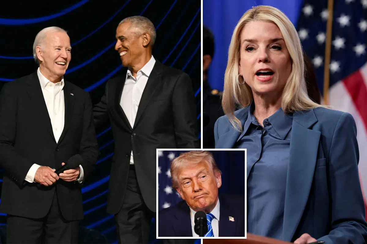 Pam Bondi pledges to ensure accountability for the 'decade-long blemish on the nation' by Obama and Biden administration officials.