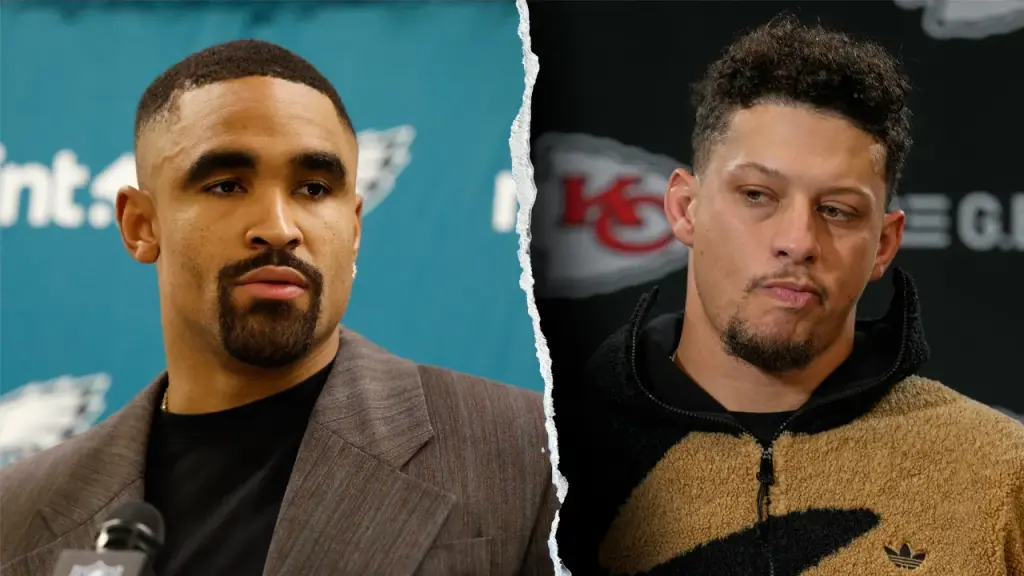 Patrick Mahomes and Jalen Hurts' difficulties are clearly evident