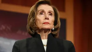 Pelosi viewed as being on the unfavorable side of the congressional stock trading discussion.