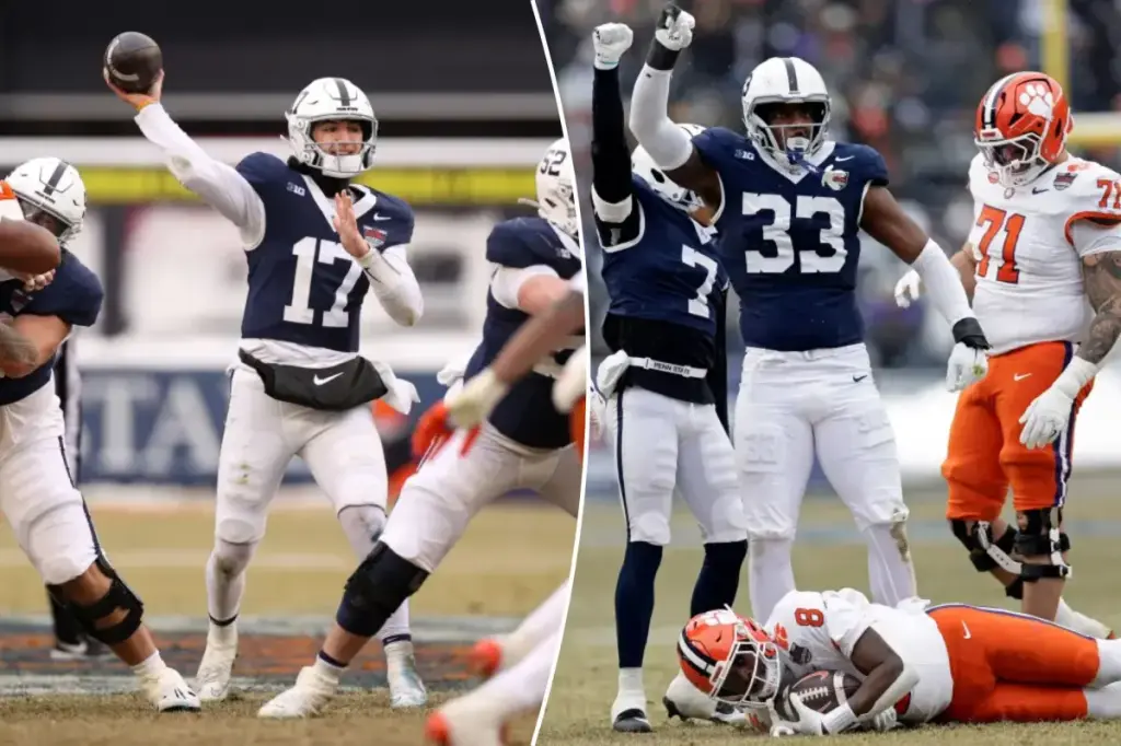 Penn State triumphs in a messy Pinstripe Bowl against Clemson