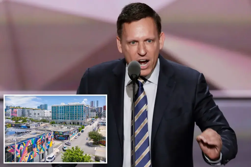 Peter Thiel establishes Miami office as California billionaires criticize wealth tax