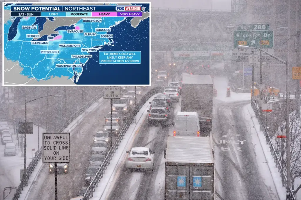 Polar Vortex might deliver cold temperatures and the first significant snowstorm of the winter to the Northeast.