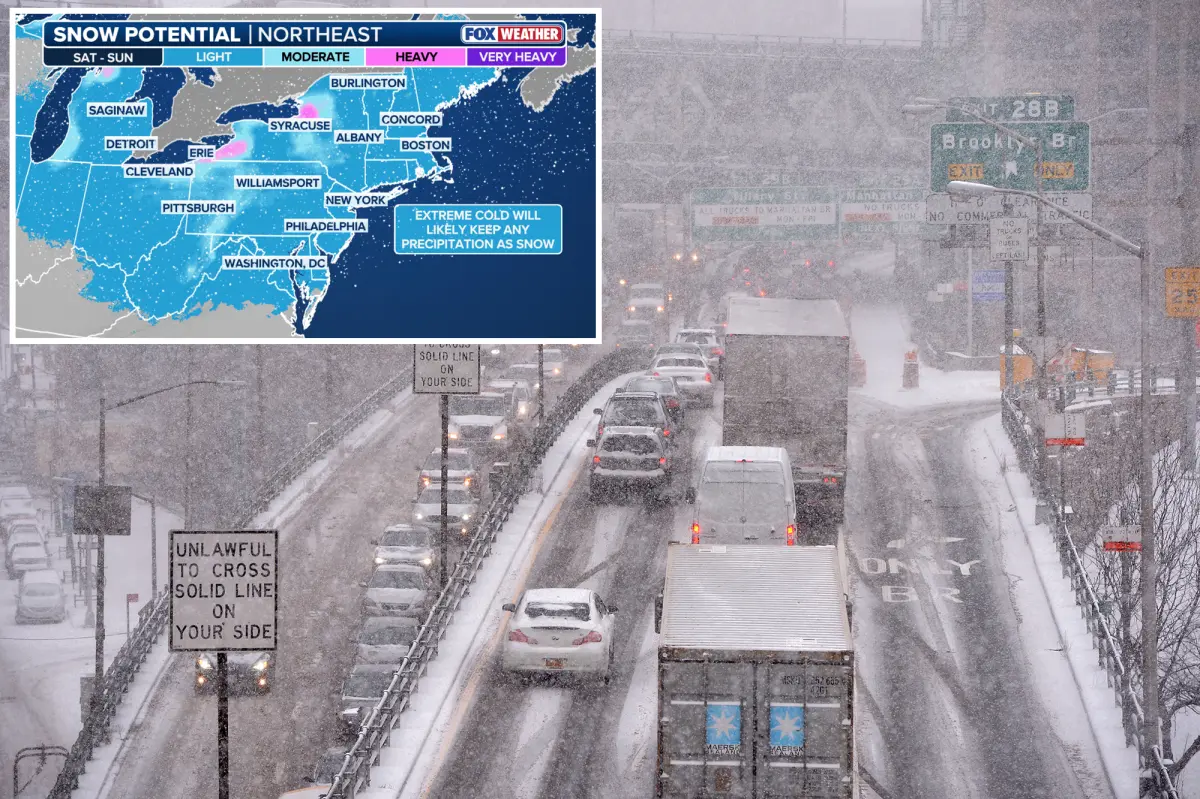 Polar Vortex might deliver cold temperatures and the first significant snowstorm of the winter to the Northeast.
