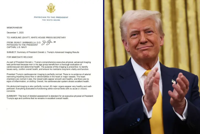 Press Secretary reveals findings of Trump’s MRI test