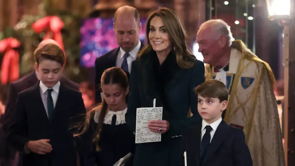Princess Kate's Christmas carol service is without the daughters of ex-Prince Andrew.