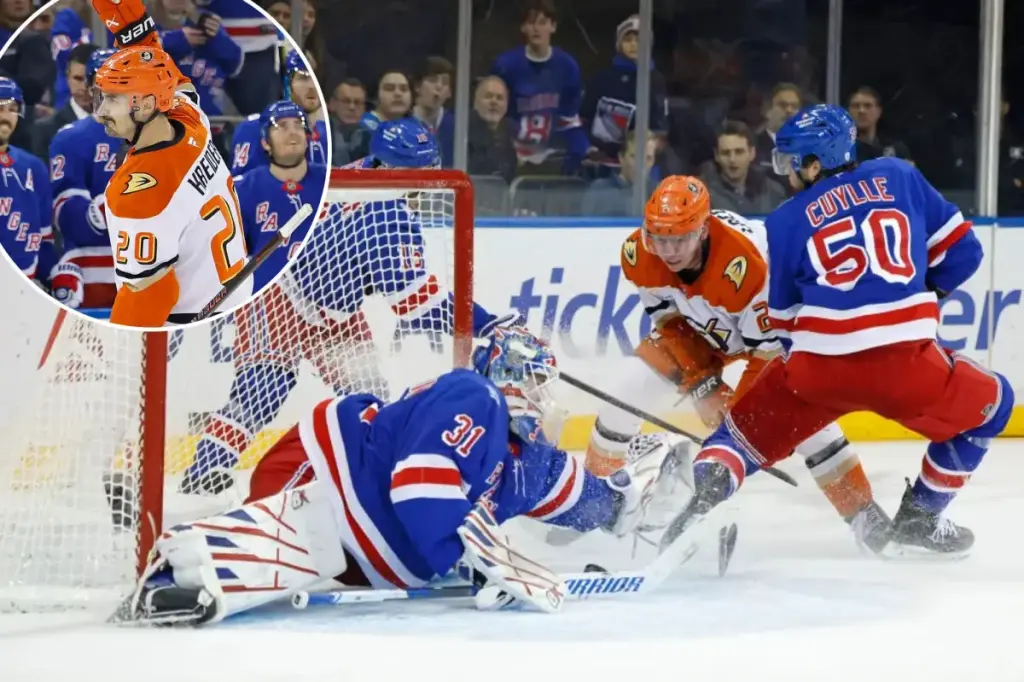 Rangers come up short due to special team struggles in defeat to Ducks