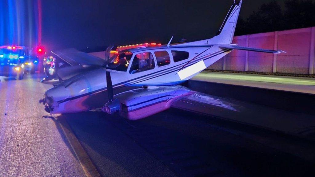 Remarkable 911 call made public following small plane crash on Florida highway that struck a vehicle