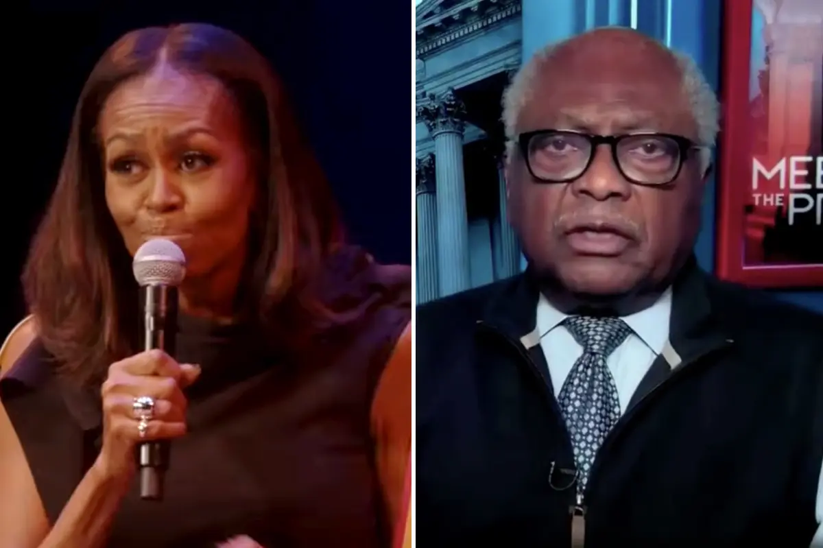 Rep. James Clyburn agrees with Michelle Obama that America is not prepared for a female president.