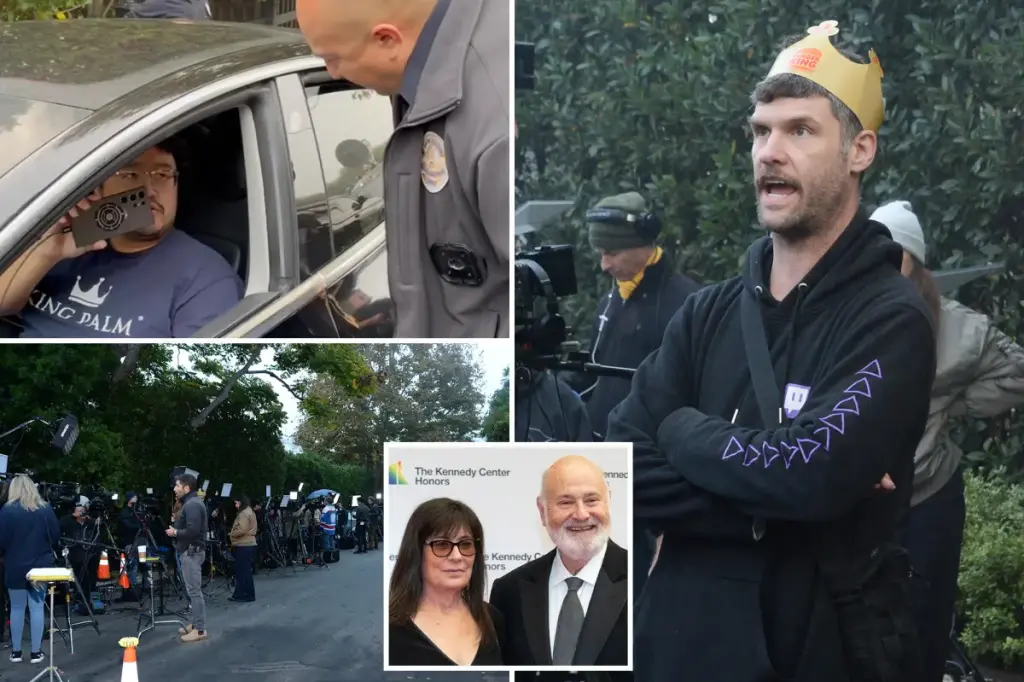 Rob Reiner dies: Influencers rush to crime scene, creating a disturbance