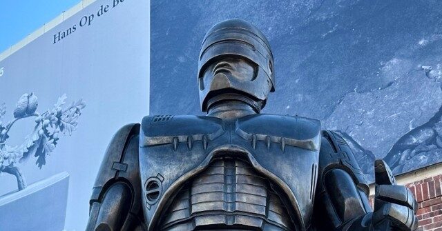 'Robocop' Statue Installed in Detroit After Long Delay