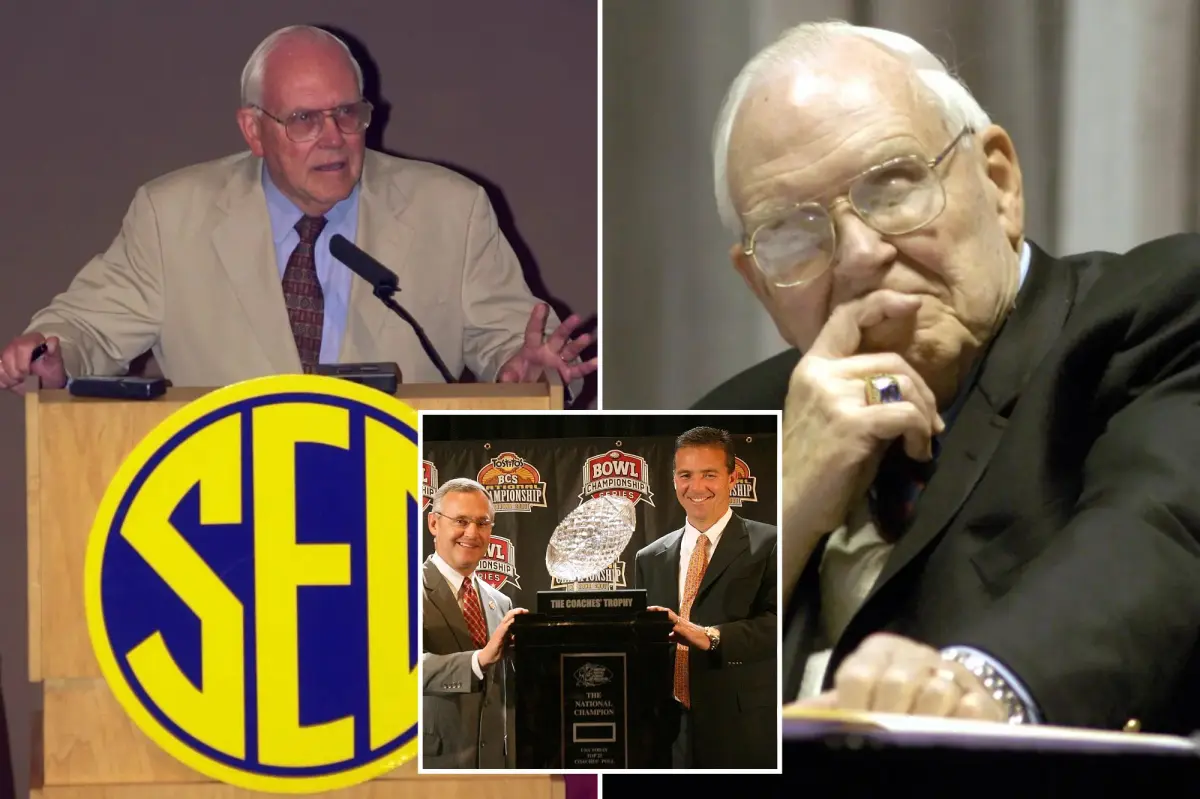 Roy Kramer, ex-SEC commissioner and creator of BCS, has passed away at 96.