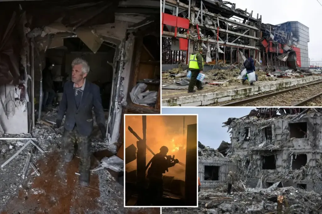 Russia carries out a large-scale overnight assault on Ukraine while diplomatic discussions with the US resume for a third day.