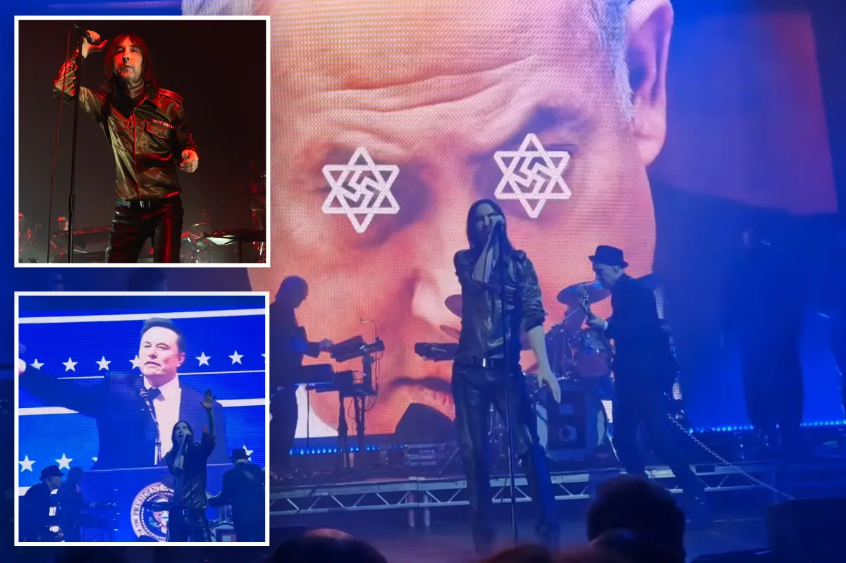 Scottish rock band broadcasts antisemitic video of Netanyahu and a US official, featuring swastikas over their eyes