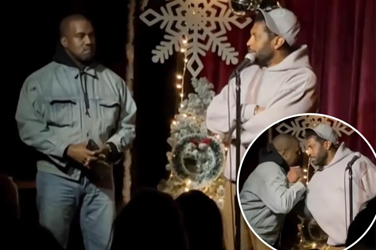 See the uncomfortable instance when Kanye West is invited onstage during Deon Cole's improv performance.