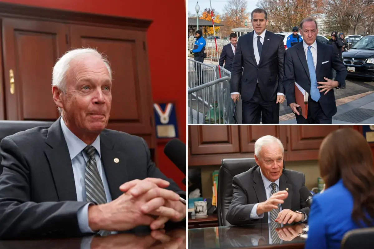 Sen. Ron Johnson shares he was offered Hunter Biden's laptop in 2020 but 'couldn't accept'
