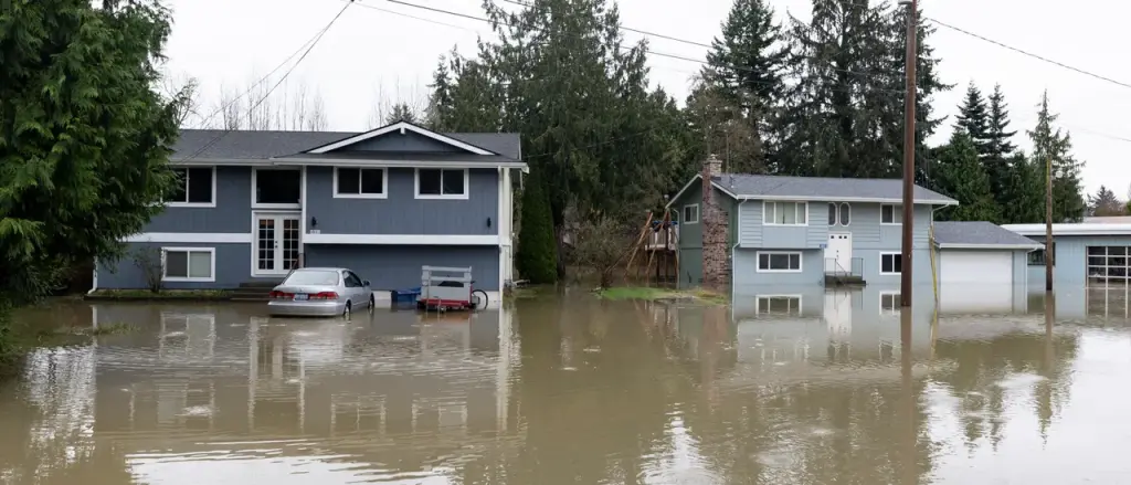 Severe Flooding Hits Western Washington, Leaving Families Stranded on Roofs and Causing Home Damage