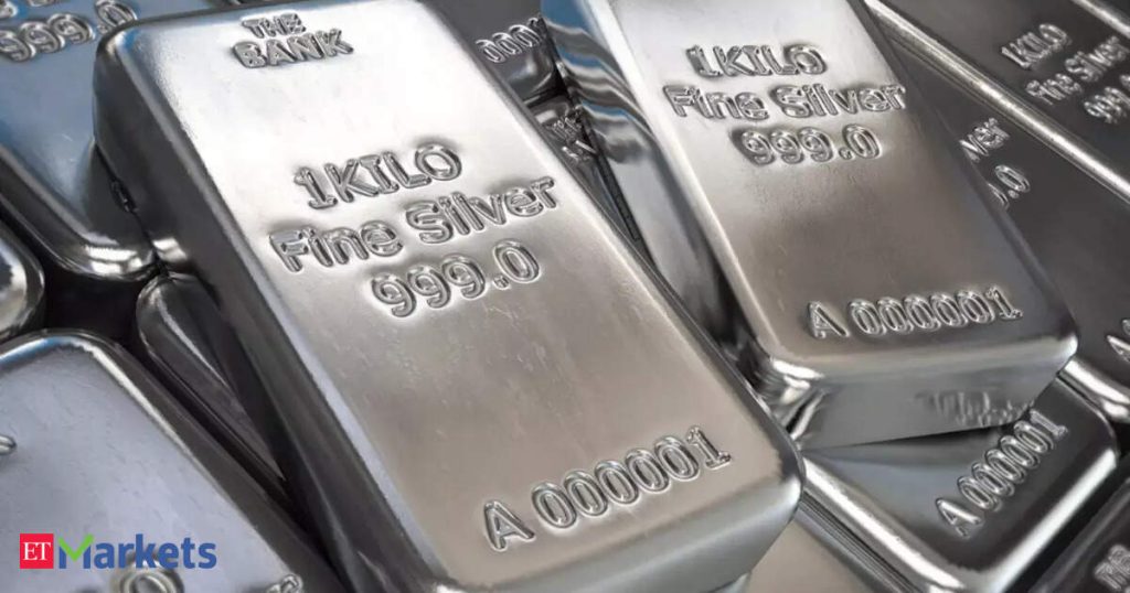Silver prices reach a record high while gold sees a rise of Rs 900 per 10 grams.