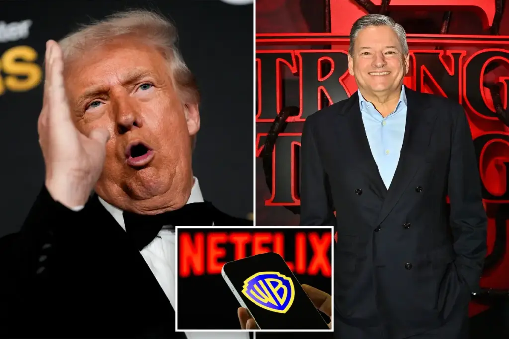 Skydance makes aggressive offer for Warner Bros. Discovery while Trump cautions that Netflix deal might be an issue.
