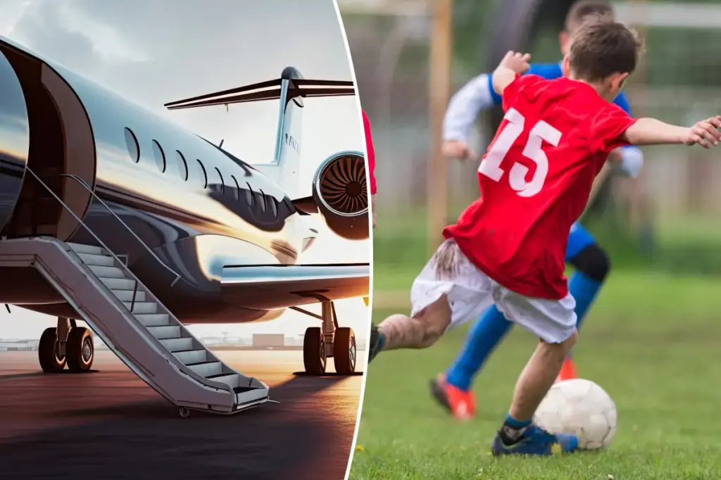 Soccer mom stirs debate over private jet usage