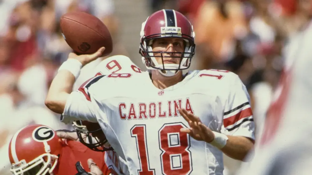 South Carolina football great Steve Taneyhill has passed away at 52