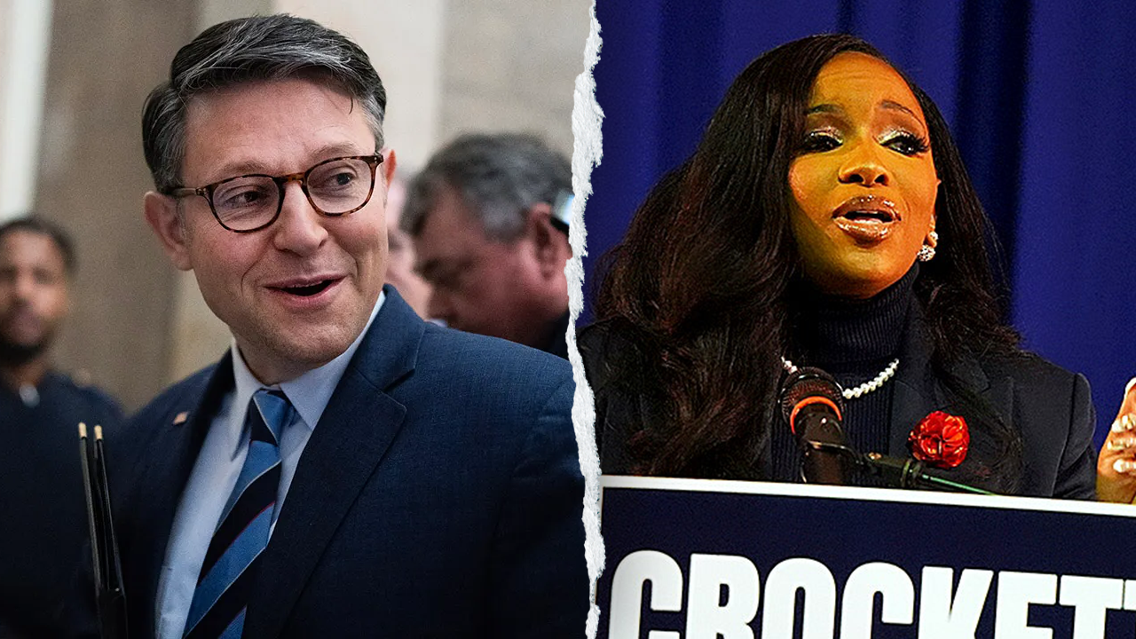 Speaker Johnson makes fun of Jasmine Crockett&rsquo;s Senate campaign: &lsquo;Completely thrilled&rsquo;