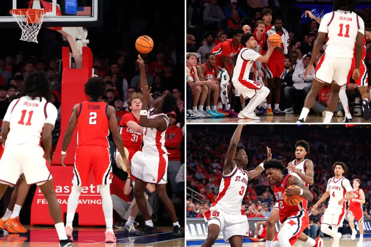 St. John's withstands Ole Miss despite struggles in the final moments