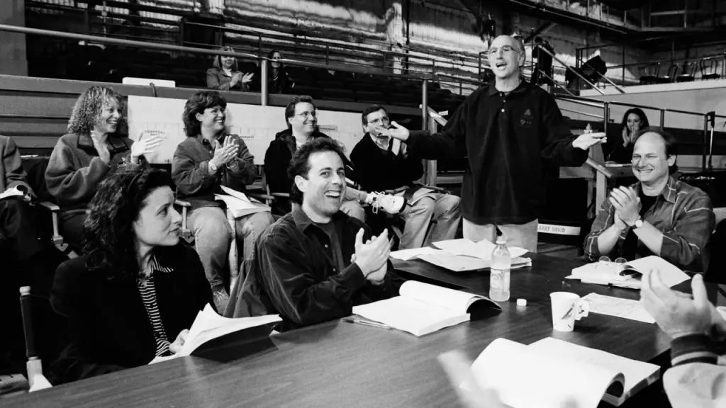 Stars of 'Seinfeld' Jerry Seinfeld, Larry David, and Julia Louis-Dreyfus come together for a holiday reunion