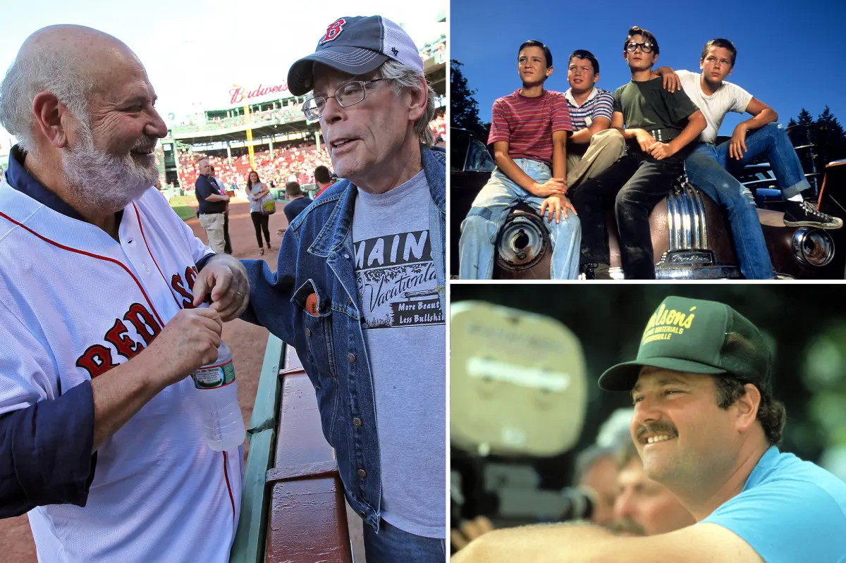 Stephen King remembers embracing Rob Reiner after viewing 'Stand by Me' as a tribute to the director.