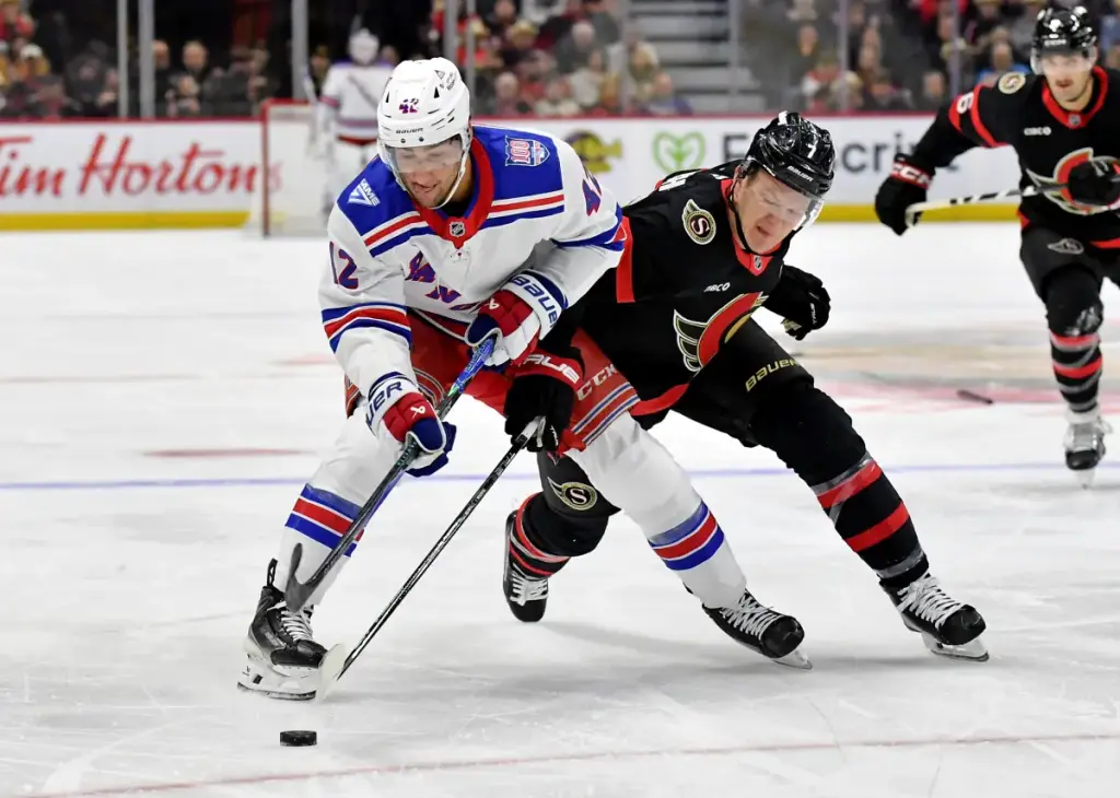 Strong presence of Noah Laba enhancing Rangers' third line performance