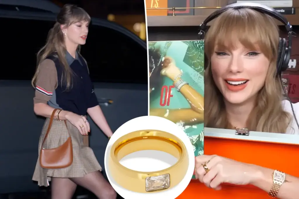 Taylor Swift continually sports this $50 Mazin Jewels ring, making it an ideal gift.