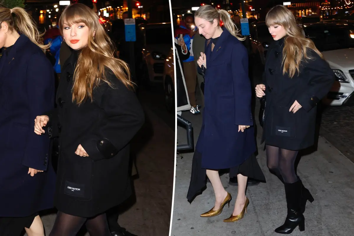 Taylor Swift has a fun night out with Este Haim before turning 36