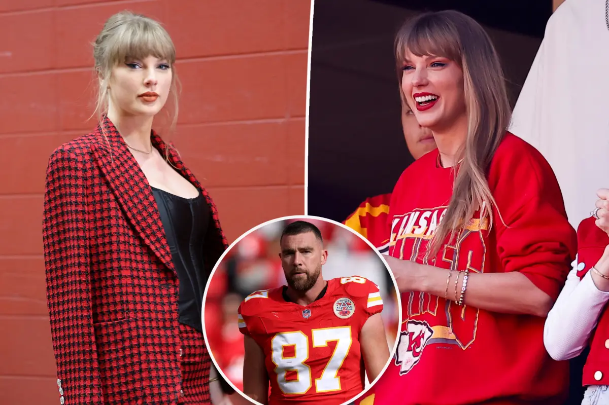 Taylor Swift is accompanied by Selena Gomez and Lena Dunham at the Chiefs vs. Texans game.