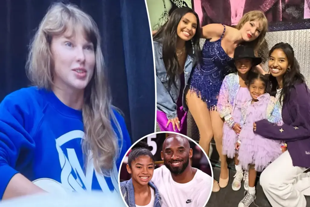 Taylor Swift's crewneck inspired by Kobe Bryant receives compliments from Vanessa