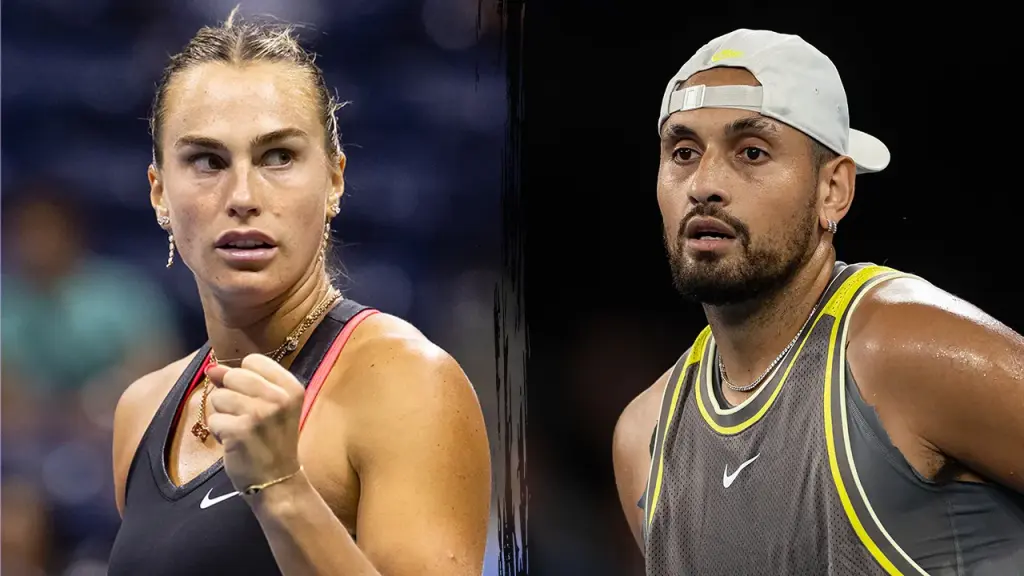 Tennis players Aryna Sabalenka and Nick Kyrgios share their thoughts on the debate surrounding transgender athletes.