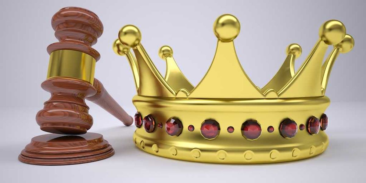 The judicial system is controlling the nation, and Trump is allowing it to occur.