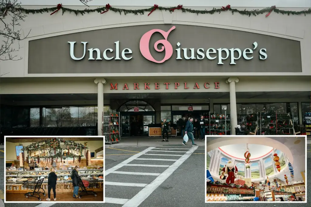 This Italian supermarket pulls out all the stops for Christmas with golf cart shuttles and holiday carolers.