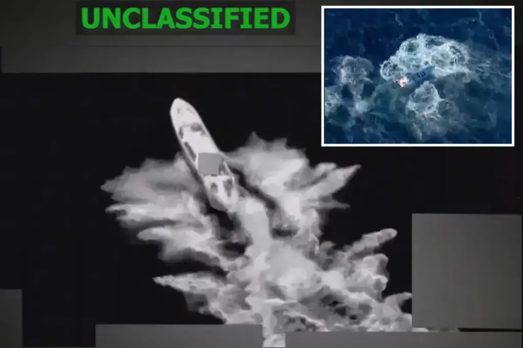 Three dead as US troops destroy three suspected drug-related vehicles.