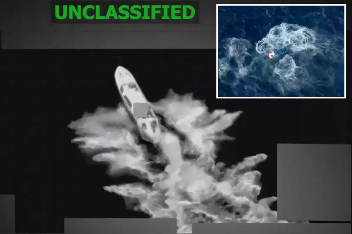 Three dead as US troops destroy three suspected drug-related vehicles.